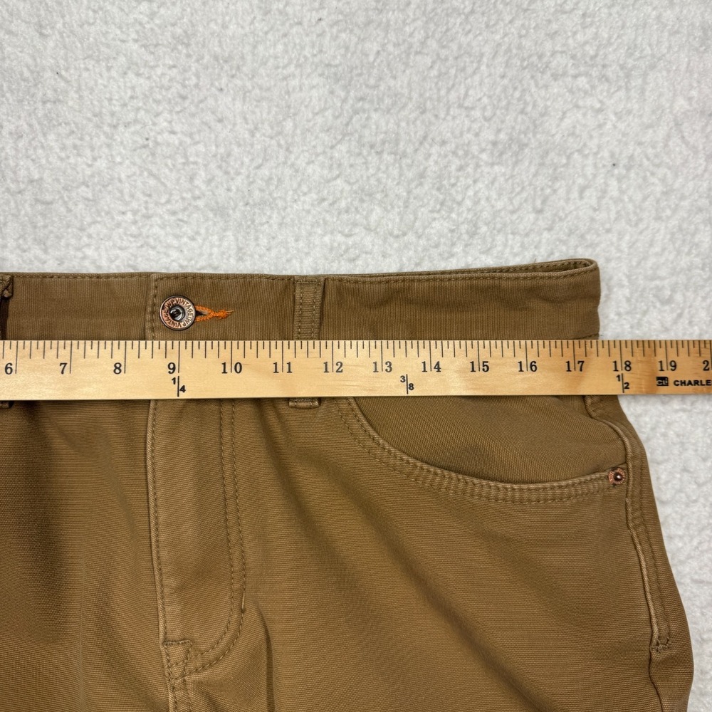 Weatherproof Vintage Fleece Lined Pant Fleece Lining Stretch Canvas Men's 34x32 - Picture 7 of 15